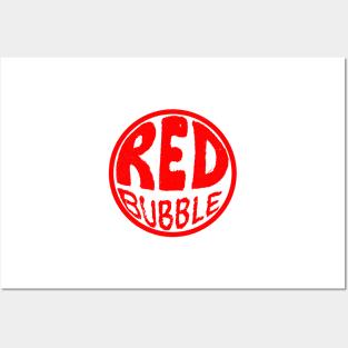 red bubble design Posters and Art